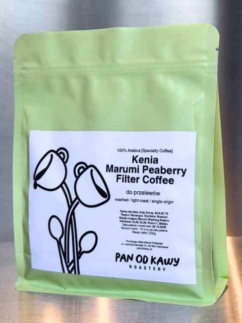 Kawa Kenia Marumi Peaberry [Filter Coffee] 250g