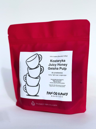 Kawa Kostaryka Juicy Honey Geisha Pulp [Filter Coffee] 250g